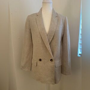 Club Monaco Oversized Linen Blazer